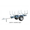 Châssis porteur pour Quad 700 kg SIMPLE ESSIEU