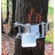 Support d’ancrage de treuil pour arbres avec courroie 