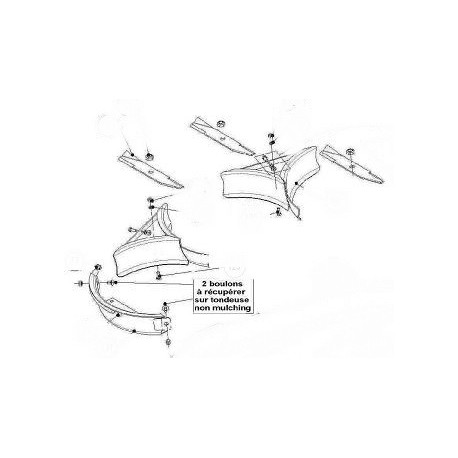 Kit mulching pour TAM120EL / TAM120ELVF - KMEL120