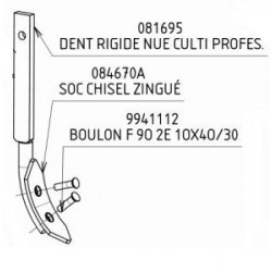 082506 - DENT CHISEL 30X12 - MAJAR