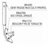 082506 - DENT CHISEL 30X12 - MAJAR