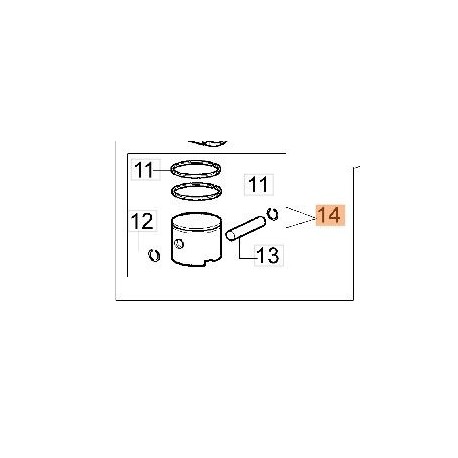 61282026A - PISTON COMPLET Ø 36