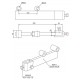 Liaison en chape STAUB pour attelage universel staub