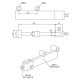 Liaison en chape STAUB pour attelage universel staub