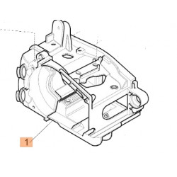 50160242R -  CARTER MOTEUR GRIS