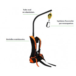 Harnais support dorsal pour taille-haies NCH 10 PRO